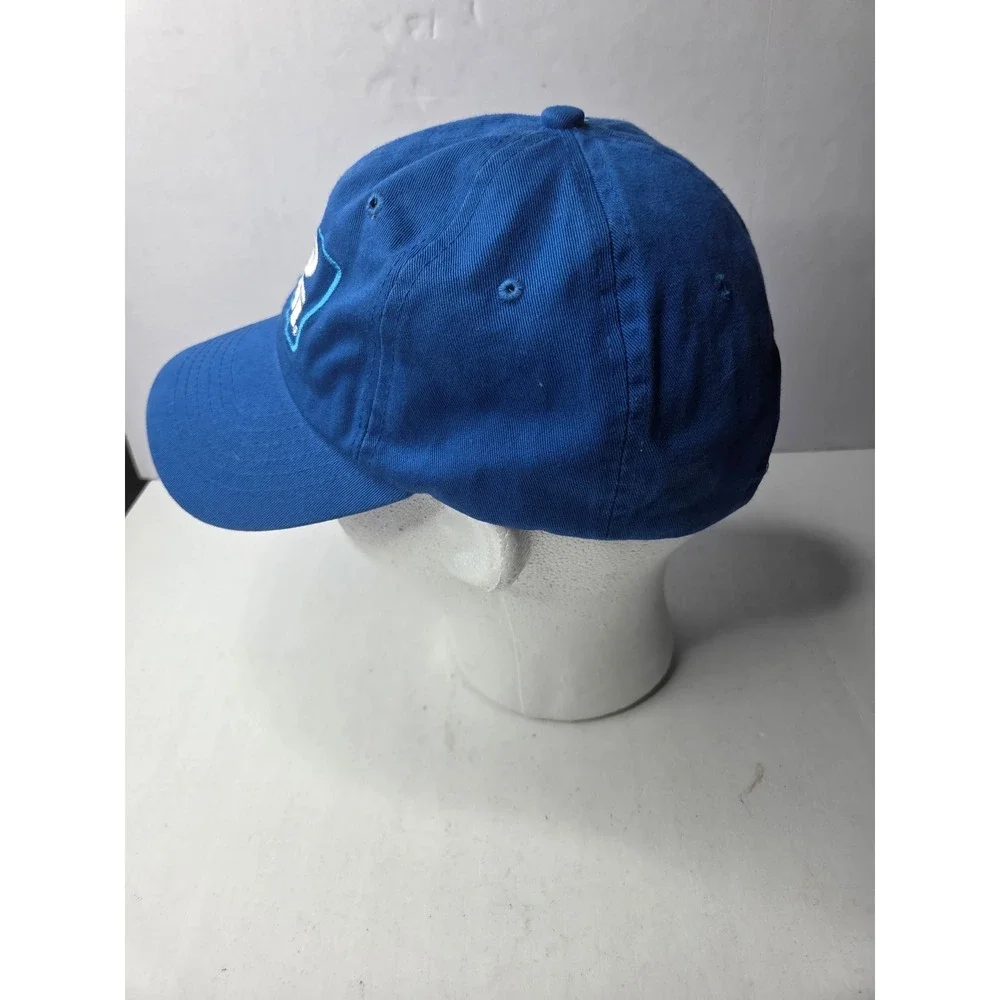 Bud Light Hat Mens Royal Blue Embroidered Logo Adjustable Strapback Dad Cap OSFM